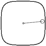 p=4的一个质点正在做p-圆周运动，然而不是匀速圆周运动