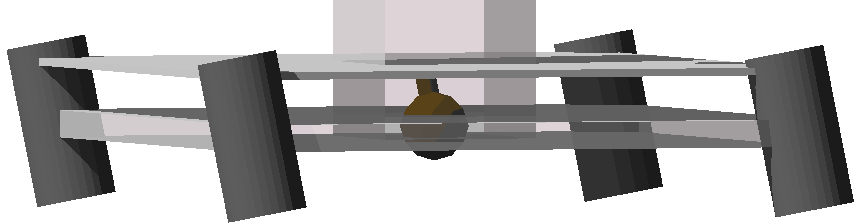 中间褐色的球是连方向盘的轴的横截胞，方向盘将带动它转动