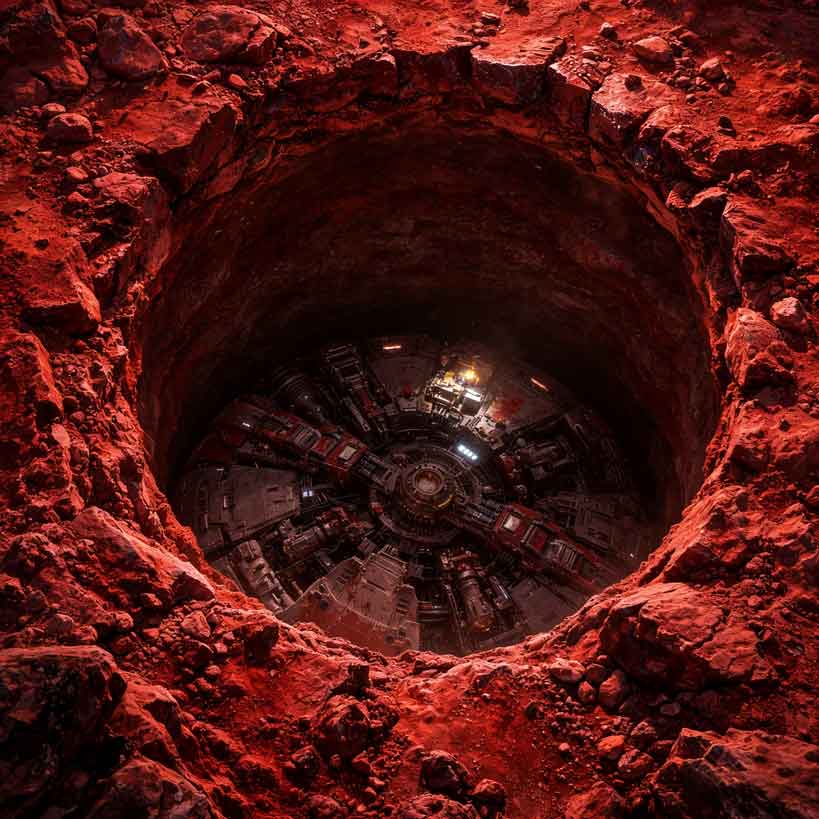 希望之路-IV钻探车开始出发远征