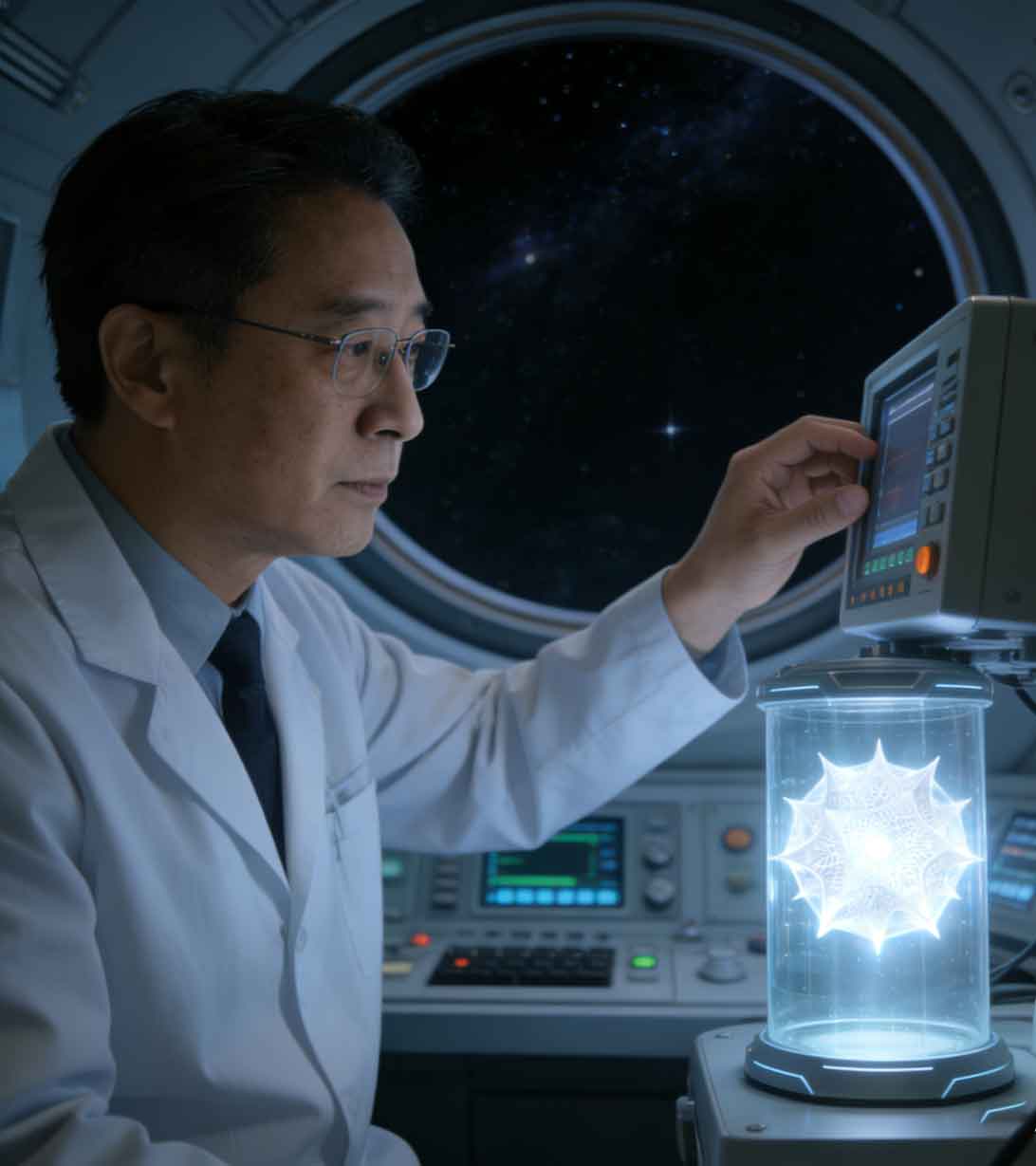 张明远正在监测双曲正十二面体核心的衰变信号